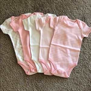 Baby Set of 5 Organic Short-Sleeve Bodysuits
